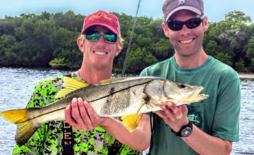 Nice Snook caught on Bay to Bay Fishing Charters