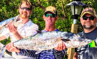 Captain Brian Peacock Catches fish